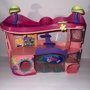 Littlest Pet Shop Pink and Purple Doll Playset